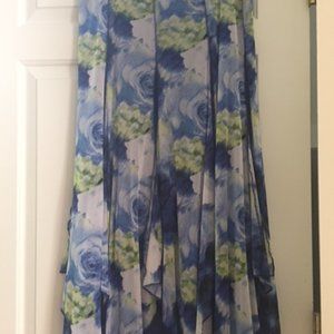 Athena Marie Modern Skirt Layered Multicolor sz M Pristine Condition